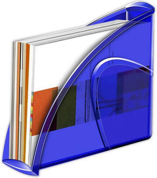1 Porte-revues CEP Pro Happy-Dos 8 cm - Bleu