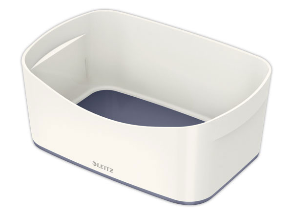 1 Boîte de rangement mybox petit blanc/gris
