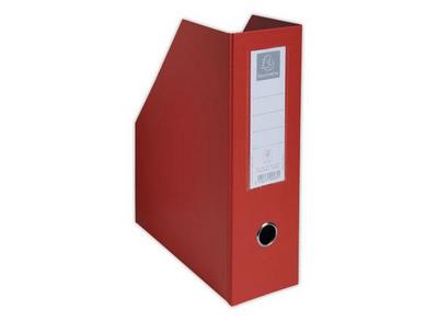 1 Porte-revues pliable EXACOMPTA en polypropylène-Dos 10 cm- rouge