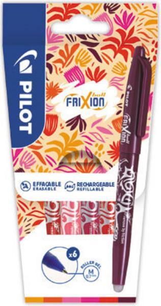1 Etui de 6  FriXion Ball tons chauds