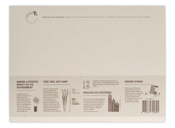 1 Lot de 10 chemises à dossier avec onglet A4 FreeTree