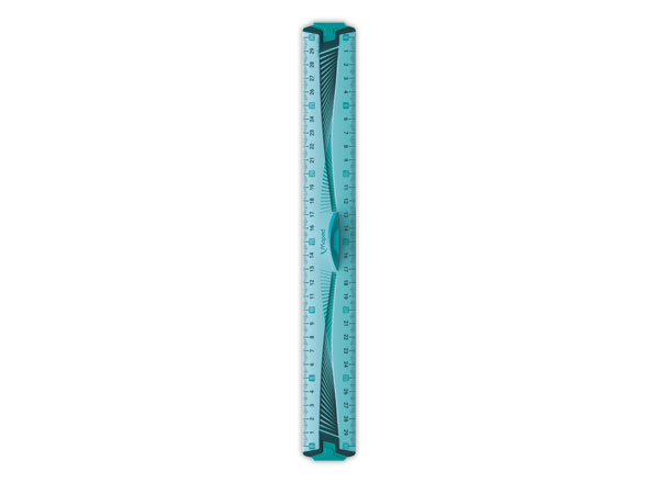 1 Triple-décimètre - INCASSABLE , coloris assortis bleu ou vert