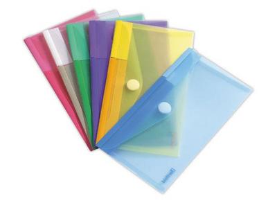 1 Lot de 6 pochettes polypropylène à scratch - Assortis