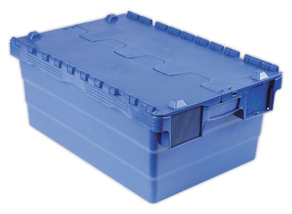 1 Bac navette gerbable 44 litres bleu