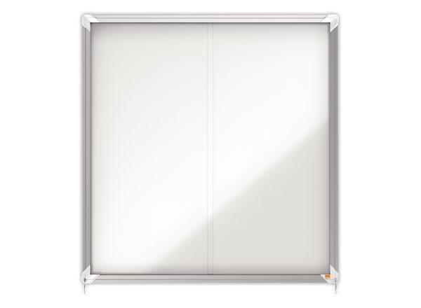 1 Vitrine d'intérieur 12xA4 PREMIUM PLUSNobo magnétique - Blanc