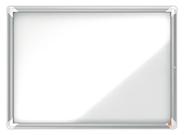 1 Vitrine d'extérieur 8xA4 PREMIUM PLUS Nobo magnétique -  Blanc