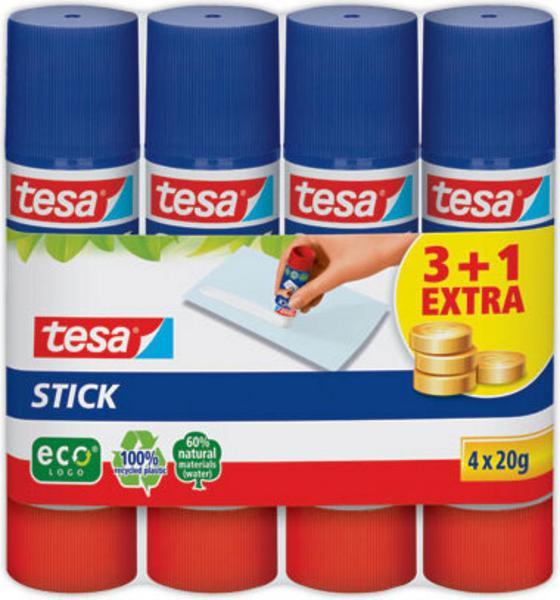 1 Lot de 4 Sticks colle Tesa®  EcoLogo 20 gr