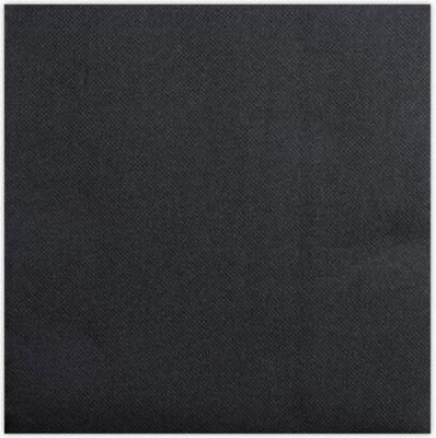 1 Lot de 40 Serviettes 2 plis 38x38 cm - Noir - Pro  Nappe