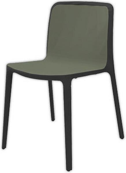 1 Lot de 2 CHAISES BIKA INTERIEUR / EXTERIEUR VERT