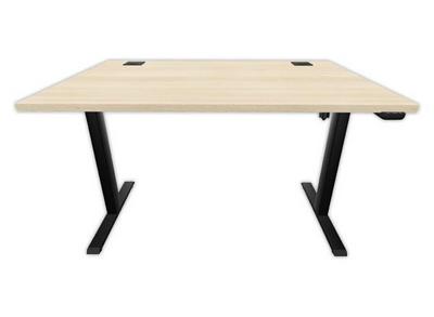 1 BUREAU ECO ELECTRIQUE ACACIA/NOIR MONTE 120X60 CM