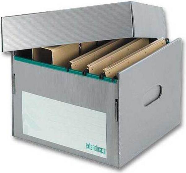 1 Lot de 5 Mini-containers archives multifonctions en polypropylène EXTENDOS