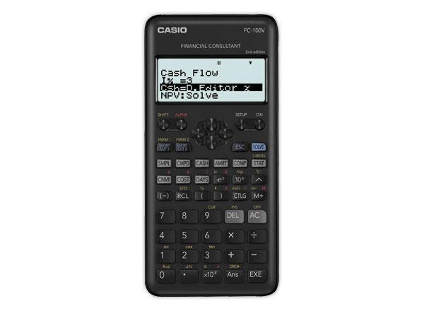 1 Calculatrice financière CASIO FC 100 V