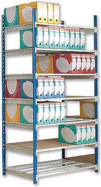1 Rayonnage Rangeco élément départ 7 étagères métal Profondeur 70 cm