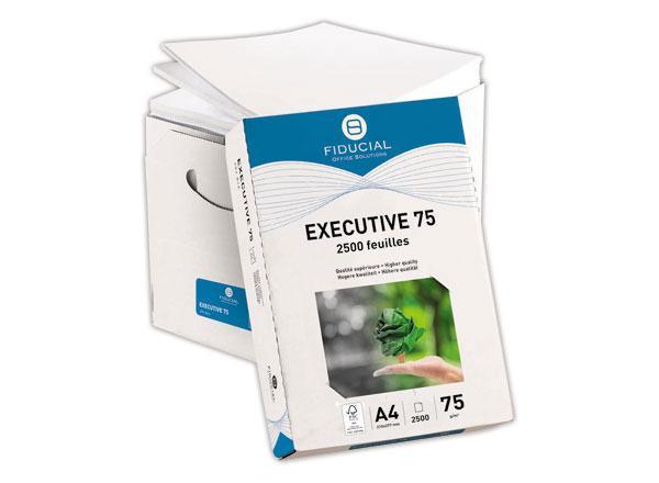 1 2500 feuilles de papier blanc A4 75G EXECUTIVE 75 FIDUCIAL