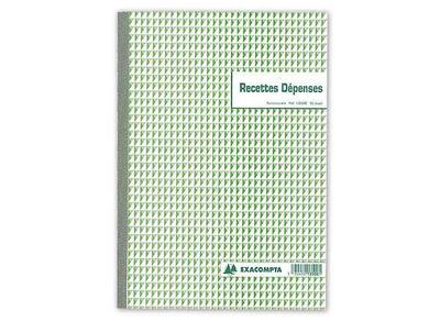 1 Manifold autocopiant imprimé Recettes/Dépenses - Foliotage 50/2