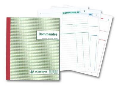 1 Manifold autocopiant imprimé Commandes- Foliotage 50/3