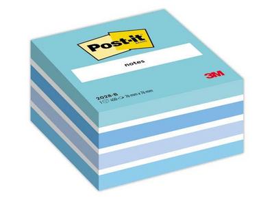 1 Bloc cube Post It Relax Light 76x76 mm, 450 feuilles