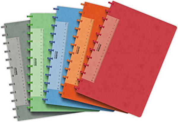 1 Cahier couverture carte ADOC A4, ligné,144 pages