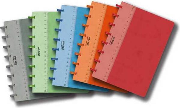 1 Cahier couverture carte ADOC A5, 5x5, 144 pages