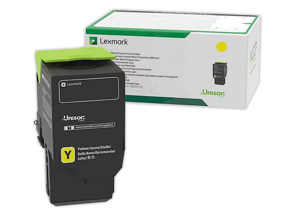 LEXMARK 78C2XY0 Cartouche Jaune Programme de retour de 5K