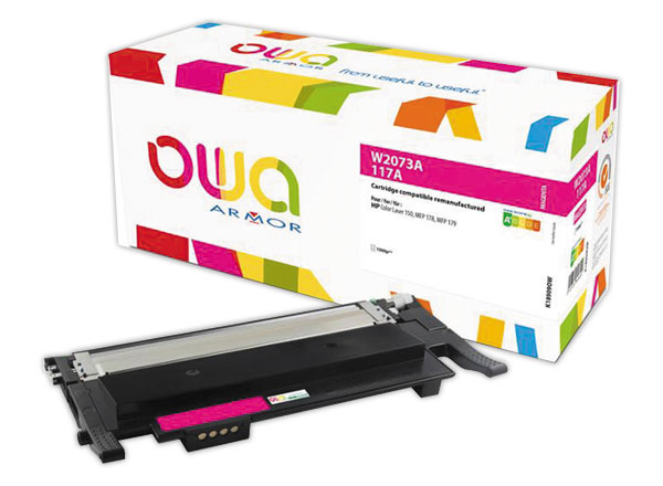 1 Toner Magenta équivalent HP W2073A - OWA