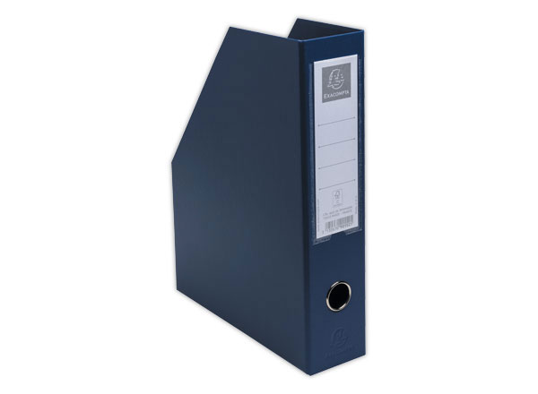 1 Porte-revues pliable EXACOMPTA en polypro-Dos 7cm- bleu