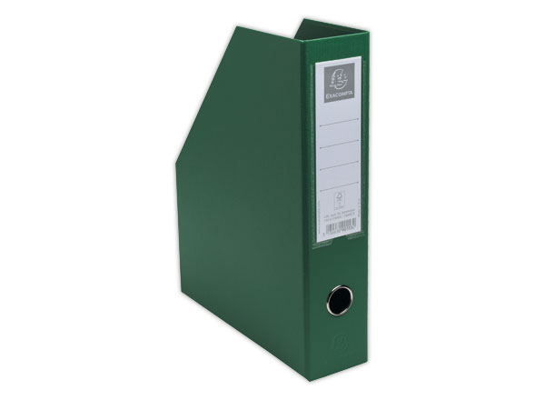 1 Porte-revues pliable EXACOMPTA en polypro-Dos 7 cm- vert