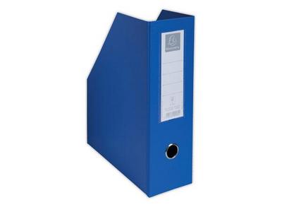 1 Porte-revues pliable EXACOMPTA en polypropylène-Dos 10 cm- bleu