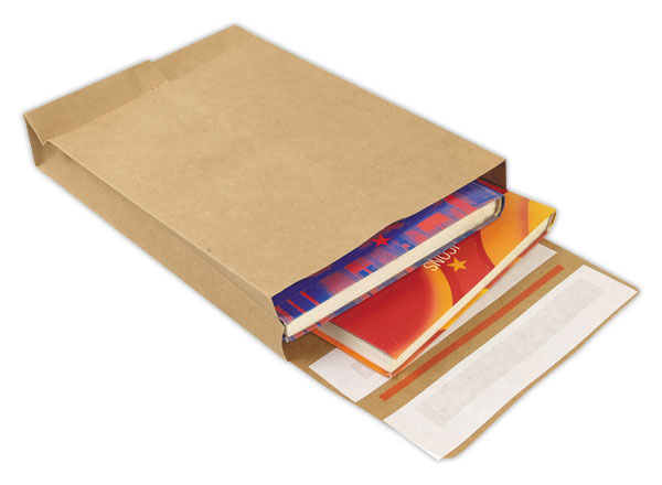 1 Boite de 250 pochettes réutilisables kraft 162x229x40 120g