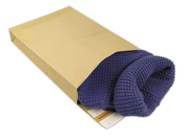 1 Boite de 250 pochettes réutilisables kraft 250x350x50 120g