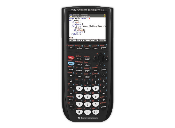 1 Calculatrice TI 82 Advanced Edition Python noir