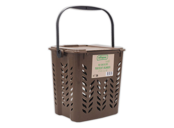 1 Bio-seau 10L pour la collecte de déchets organiques