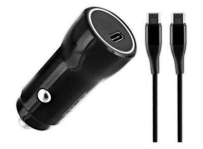 1 Chargeur voiture USB-C + câble type C 1M