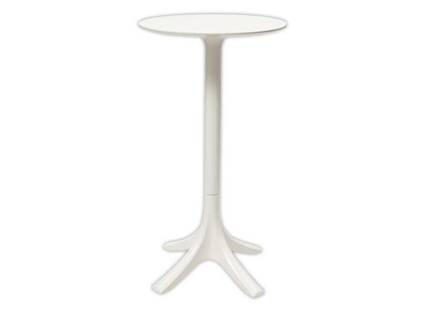 1 MANGE DEBOUT INTERIEUR / EXTERIEUR POLYPRO BLANC