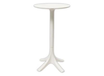 1 MANGE DEBOUT INTERIEUR / EXTERIEUR POLYPRO BLANC