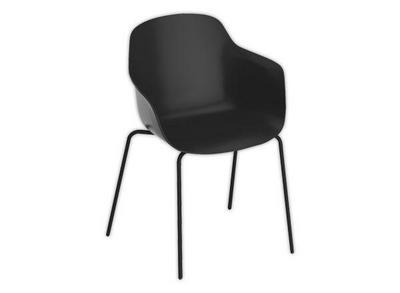 1 Fauteuil WEEKLY métal noir monté