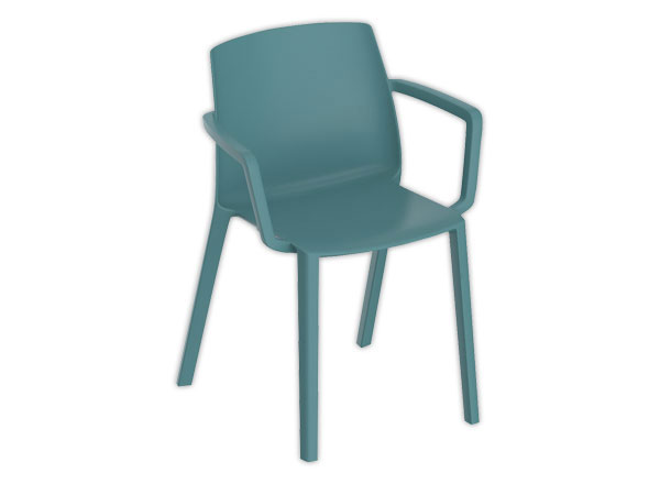1 Fauteuil PEPS intérieur/extérieur turquoise