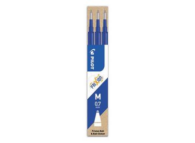 1 Etui de 3 Recharges bleues pour stylo effaçable PILOT Frixion