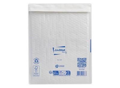 1 Carton de 100 Pochettes matelassées à bulles d'air JOVIMAIL Easy - blanc 270x360 mm