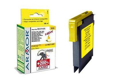 1 Cartouche ARMOR équiv. Brother LC980 1100 jaune