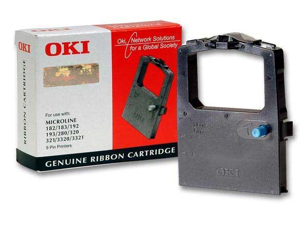 OKI MICROLINE 182 280 320 321 3320 3321 ruban encreur noir 3.000.000 caractères pack de 1