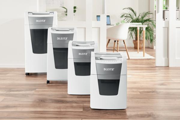 Leitz 80150000 destructeur de papier Destruction croisée 22 cm Gris, Blanc