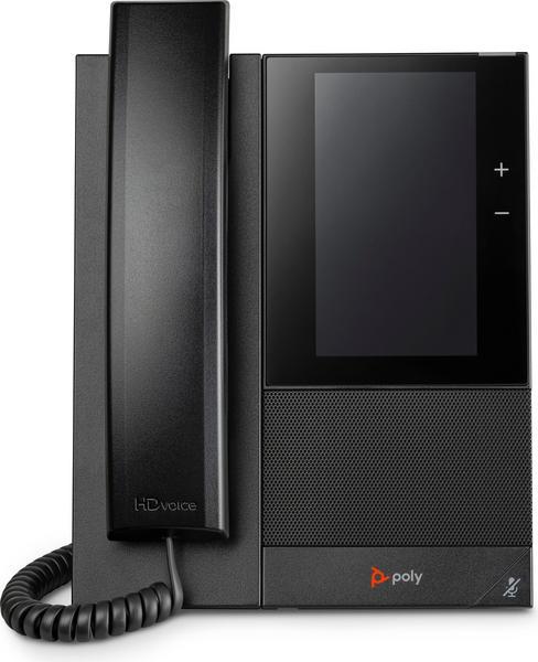POLY Téléphone multimédia professionnel CCX 500 pour Microsoft Teams et compatible PoE