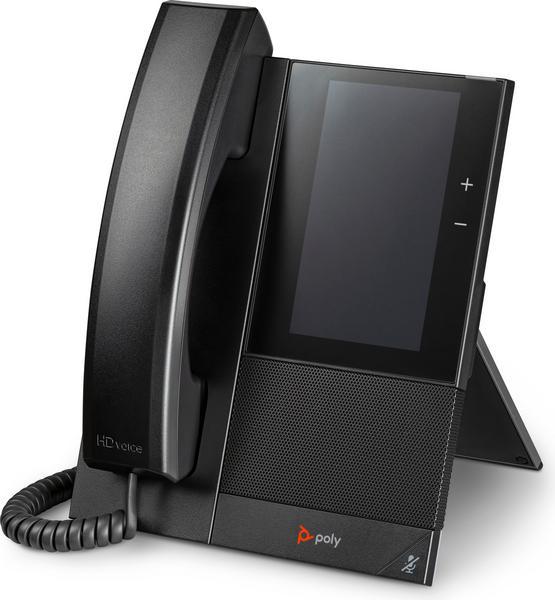 POLY Téléphone multimédia professionnel CCX 500 pour Microsoft Teams et compatible PoE