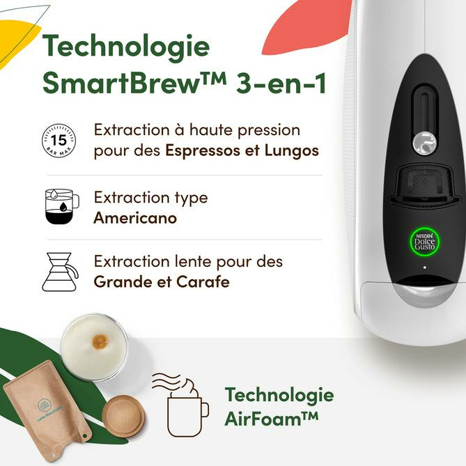 Krups NESCAFÉ DOLCE GUSTO KP8501 Semi-automatique Cafetière à dosette 1,3 L