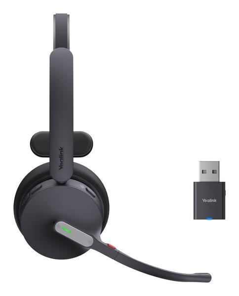 Yealink WH64 Hybrid Mono Teams Casque Sans fil Arceau Bureau/Centre d'appels Micro-USB Bluetooth Noir