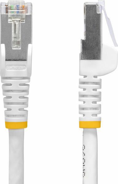 StarTech.com Câble Ethernet CAT8 Blanc de 5m, RJ45 Snagless, 25G/40G, 2000MHz, 100W PoE++, S/FTP, Fil de Cuivre Pur 26AWG, LSZH, Cordon de Raccordement Réseau Blindé avec Serre-Câble, Testé par Fluke Channel