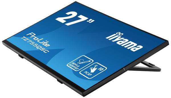 iiyama ProLite T2755QSC-B1 écran plat de PC 68,6 cm (27") 2560 x 1440 pixels Full HD LCD Écran tactile Noir