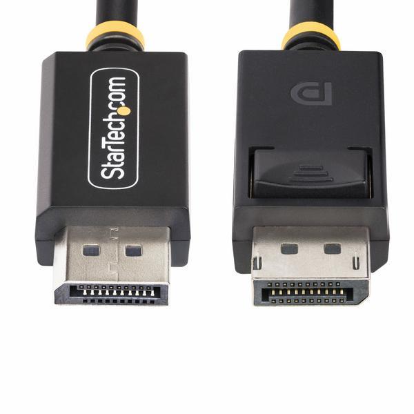 StarTech.com Câble DisplayPort 2.1 de 1m, Câble DisplayPort DP40 Certifié VESA avec UHBR10/HDR/HDCP 2.2, 8K 60Hz/4K 144Hz avec DSC 1.2a, 40Gbps, Câble DP 2.1, Cordon pour Écran/Moniteur UHD, M/M