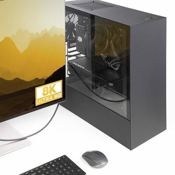 StarTech.com Câble DisplayPort 2.1 de 1m, Câble DisplayPort DP40 Certifié VESA avec UHBR10/HDR/HDCP 2.2, 8K 60Hz/4K 144Hz avec DSC 1.2a, 40Gbps, Câble DP 2.1, Cordon pour Écran/Moniteur UHD, M/M